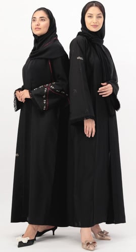 عباية برج القوس تطريز ملون