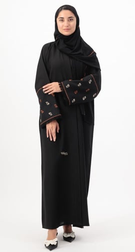 عباية برج الجدي تطريز ملون