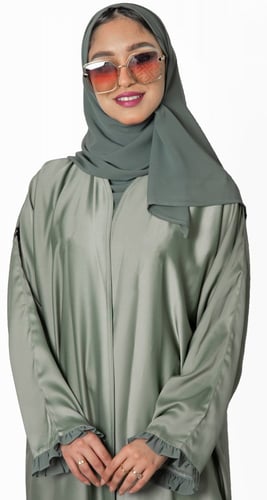 عباية حرير صيفي لامع تيفاني