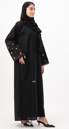 عباية برج العذراء تطريز ملون