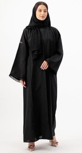 عباية برج الاسد تطريز أسود