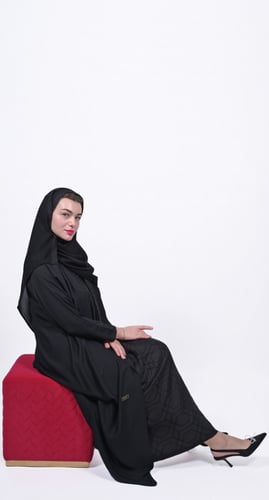 عباية فستان متصل