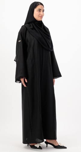 عباية برج العقرب تطريز أسود