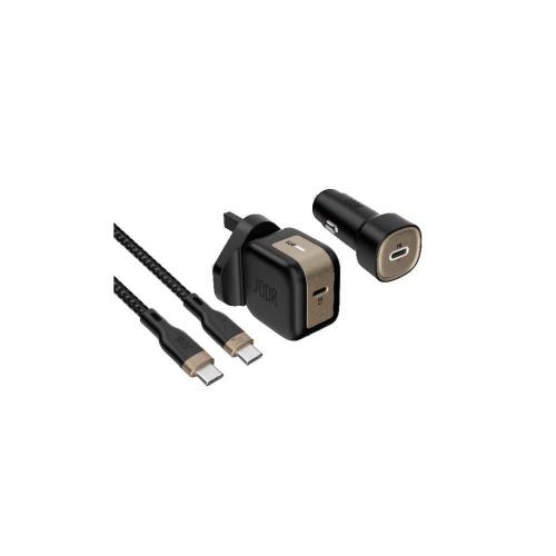 Joda - 3 in 1 wall outlet with Type-C port, 30W, w...