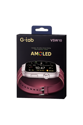 G-tab VSW10 smart watch with AMOLED screen size 1....