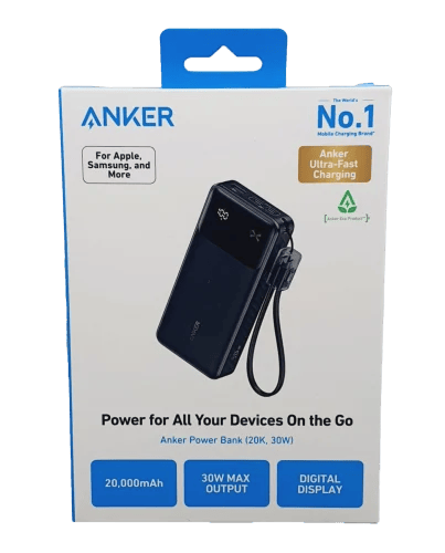 Anker power bank 10000 mAh with 22-watt power