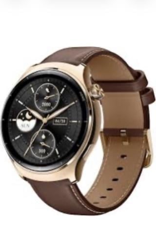 Mibro Lite 3 Pro smart watch in gold color