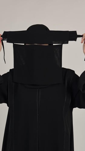 نقاب ابو رده وسط بمطاط مائل