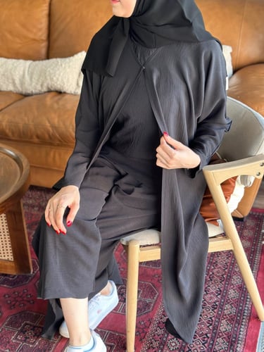 عباية السفر اسود 321