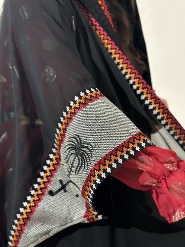 باكيج عباية كتف سدو للكبار / طرحه مطرزه/برقع"