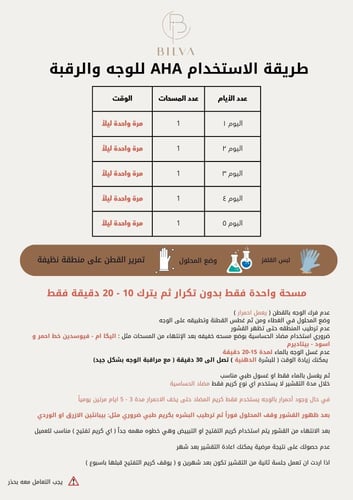 بكج احماض الفواكه ( من اختيارك )