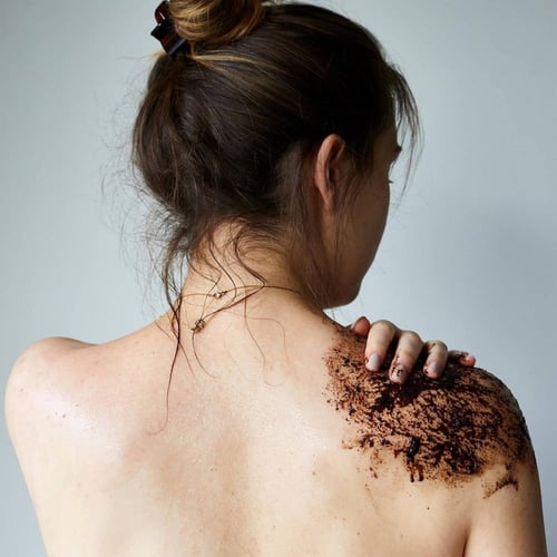 سنفرة القهوة والأعشاب walnut and coffee