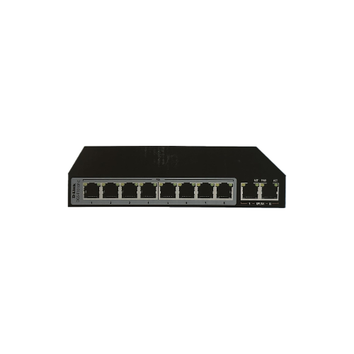 محول دي لينك 8 منافذ جيجابت PoE - 8 PoE+ 2 منفذ تو...