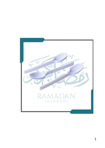 ملاعق بلاستيك ابيض 125 حبة