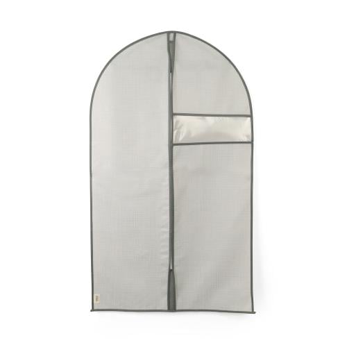 كيس قماشي فاخر لحفظ الملابس لون رمادي- الحجم الوسط