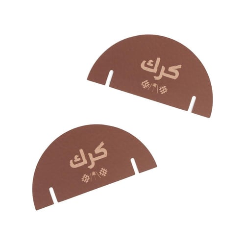 مجموعة (12) كرت للأكواب بثيم الشتاء "كرك" - باللون...