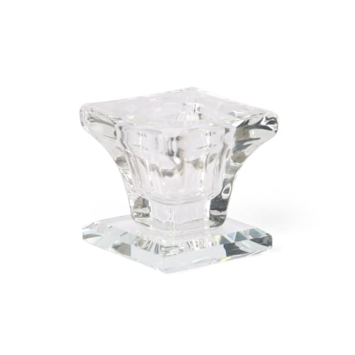 شمعدان/ حامل شموع شكل كأس زجاجي فاخر