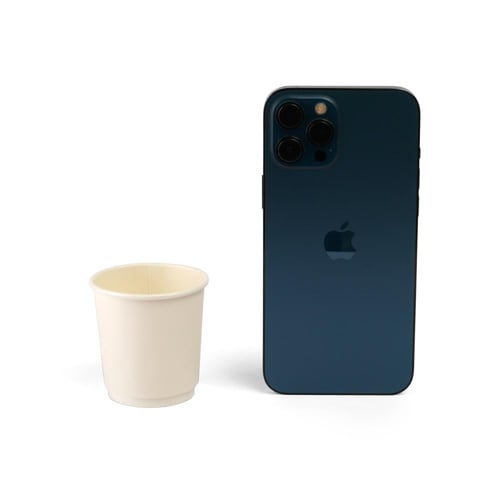 مجموعة (25) كوب ورقي لون أبيض دبل طبقتين | 4 انز