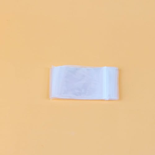 مجموعة (100) كيس بلاستيك شفاف قابل للإغلاق