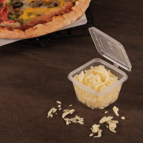 علب بلاستيك بغطاء متصل -(50) حبة