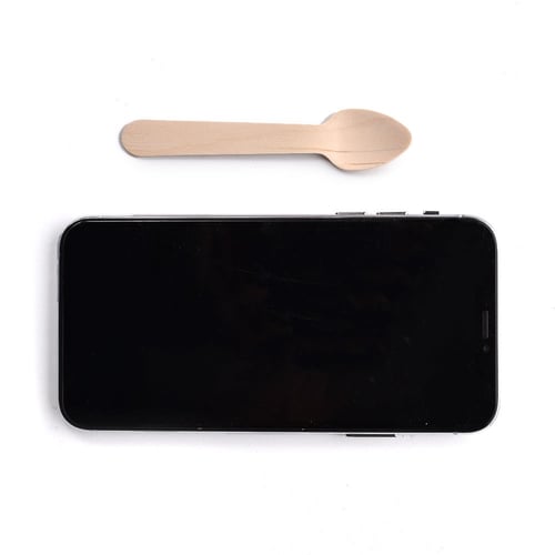 مجموعة (50) ملاعق خشبيه - 9.5سم