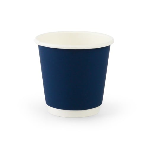 أكواب ورق مخمل بطبقتين اللون كحلي -(25)حبة | 9 انز