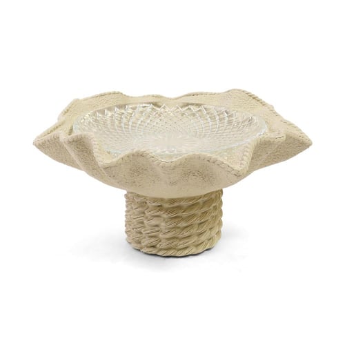 صينية تقديم فاخرة لون بيج