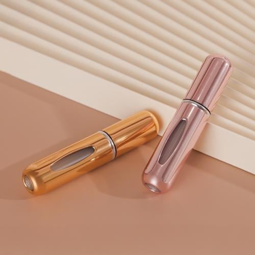 علبة عطر فارغة وفاخرة بيضاوية لون ذهبي-(6) حبات |...