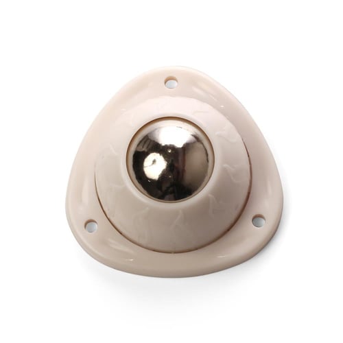 عجلات للأجهزة المنزلية ذاتية اللصق دائرية لون ابيض...