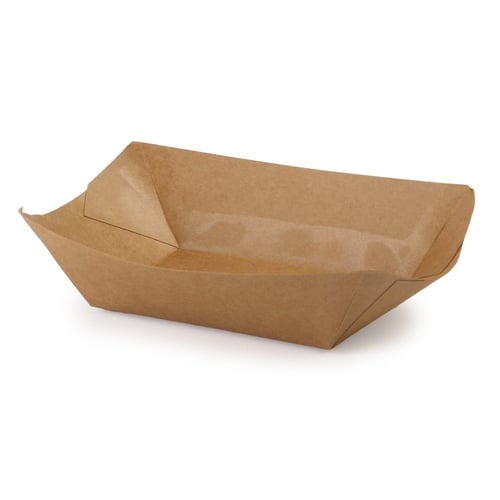 صحون ورق كرافت بني - (50) حبة | 6 انز