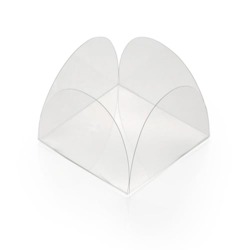 مقسمات بلاستيك شفافة - (12) حبة | 4*4*3 سم