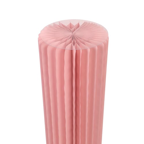 ستاند استقبال ورقي قابل للطي لون وردي | 30*80سم