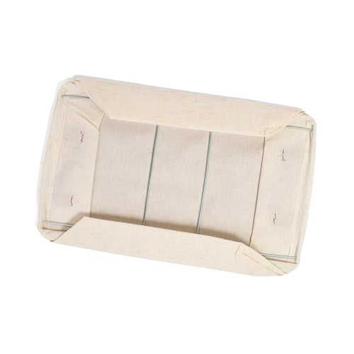 سلة تخزين قماشية قابلة للطي لون بيج | 20*28*47 سم