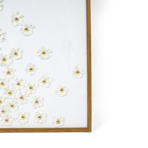 لوحة فاخرة للعيد بعبارة "عيد سعيد" و إطار بني | 12...