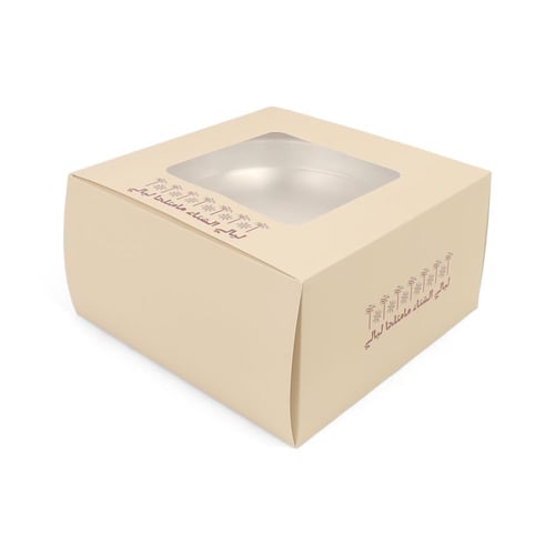 سخان مع علبة ورقية فاخرة بثيم شتوي باللون البيج ال...