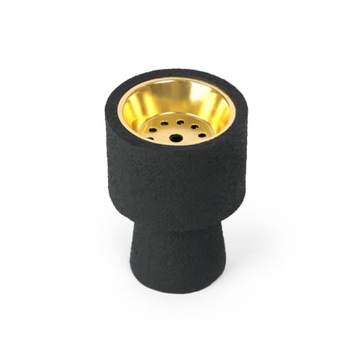 مبخرة سيراميك فاخرة بقاعدة عريضة - لون أسود