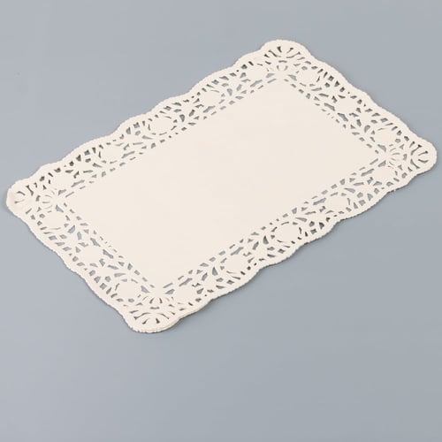 مجموعة(65) ورق دانتيل مستطيل الشكل مقاس 30*20 سم