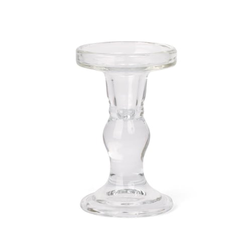 شمعدان/ حامل شموع زجاجي فاخر