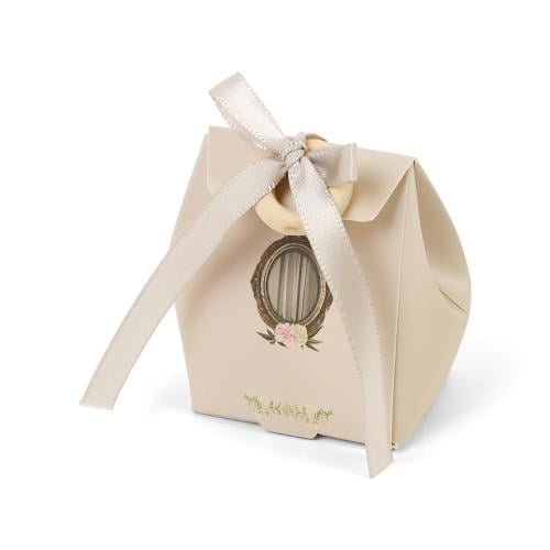 مجموعة (12) حقيبة توزيعات مع شريطة بتصميم مرايا -...