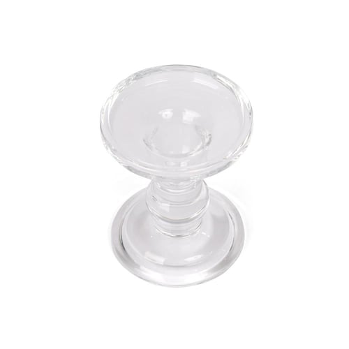 شمعدان/ حامل شموع زجاجي فاخر