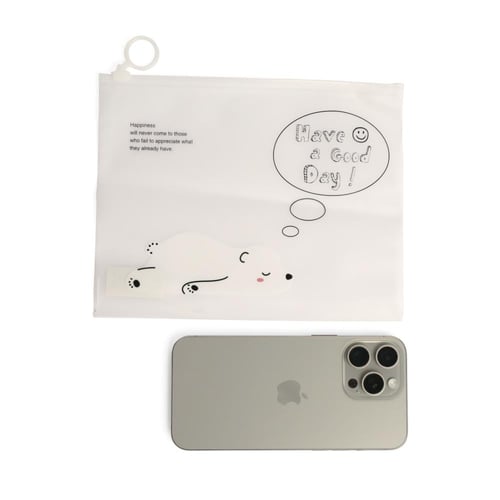 كيس تغليف بلاستيك لون أبيض