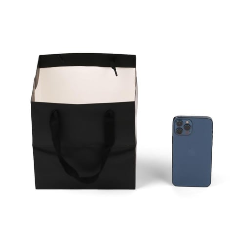 كيس كرتون لون أسود-(12)|20*20*20