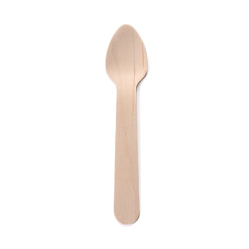 مجموعة (50) ملاعق خشبيه - 9.5سم