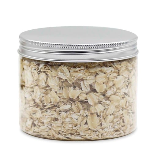 مجموعة ( 12) علبة بلاستيك بغطاء فضي | 220 مل