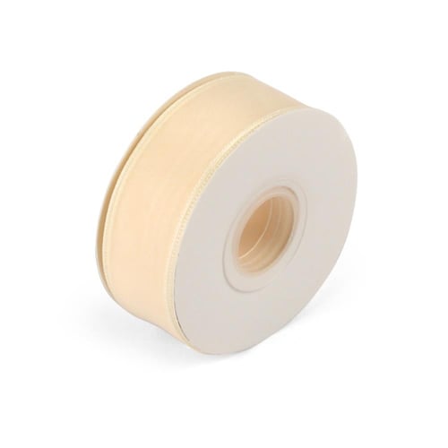 شريطة تغليف هدايا فاخرة من البوليستر لون بيج |25 ي...