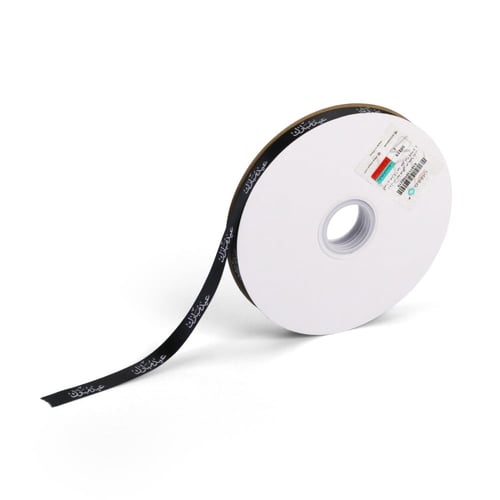 شرائط رول قماش عريضة بلون أسود وعبارة " عيد مبارك"...