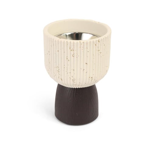 مبخرة سيراميك فاخرة باللون البيج