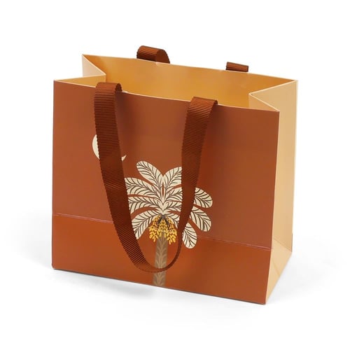 مجموعة(12) كيس توزيعات"مبارك عليكم الشهر" - لون بن...