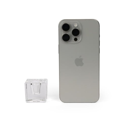 شمعدان/ حامل شموع زجاجي فاخر مربع