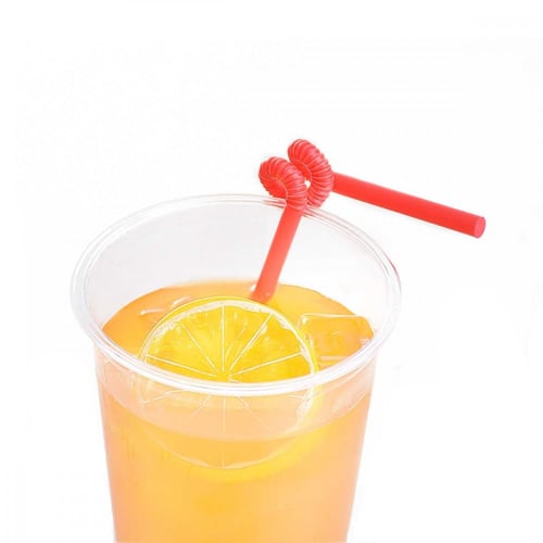 مجموعة(50) كأس بلاستيك شفاف بدون غطاء | 14 انز